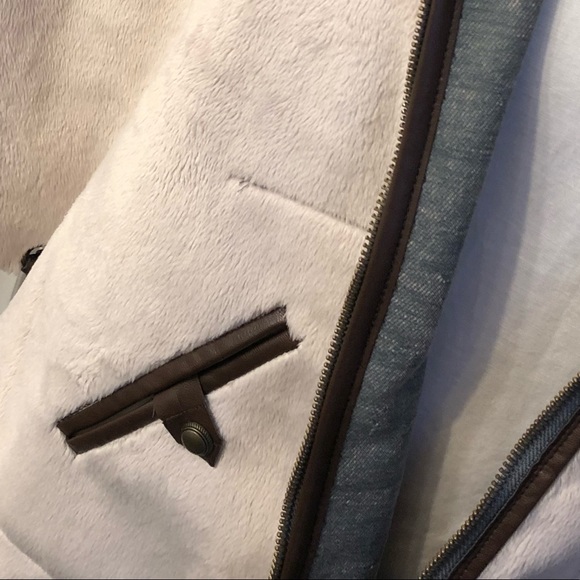 Anthropology reversible denim poncho - Picture 8 of 8